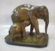 SOLD Ipsen Danish Art Pottery 1843-1955
Ipsen 834 Ellen og Kasper Elephant Mother and young from the Zoo of Copenhagen