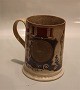 Rare Royal Copenhagen Aluminia Faience Old Rare soldiers mug commemorating 1864
