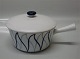 Medium Gryde med hank og låg  7 x 23 cm (D: 18 cm) + låg Kasserolle Dan-ild 40 
Blå flamme eller Harlekin spise- og kaffestel
