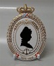 Royal Copenhagen RC Royal commemorative plate silhouette RC-S 3 Princess Marie 
(1865-1909) wife of Prince Valdemar 3rd son of King Christian IX 12.5 cm